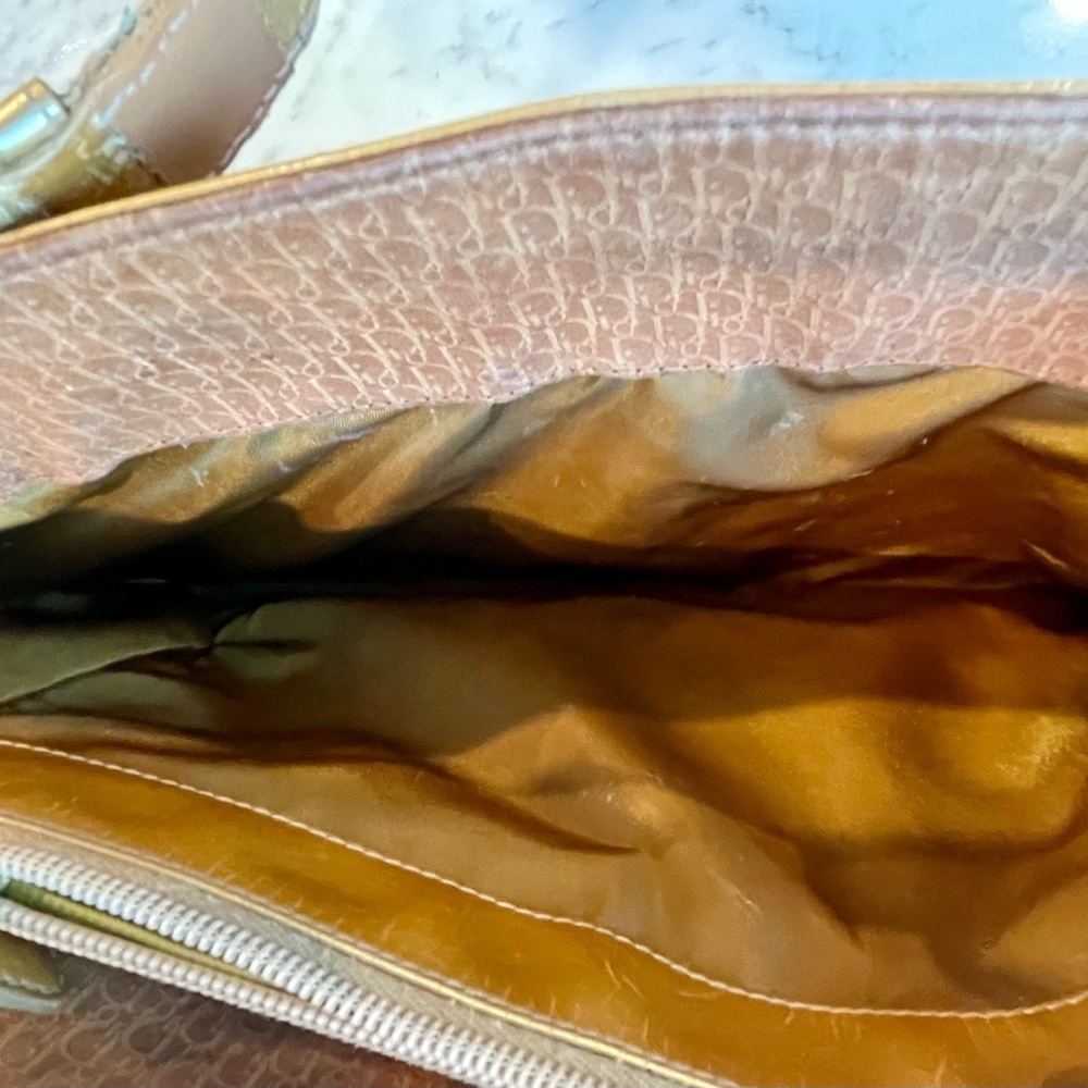 Christian Dior John Galliano Vintage 2001 Belt Bag, gold/orangey tan, GUC - Picture 13 of 16